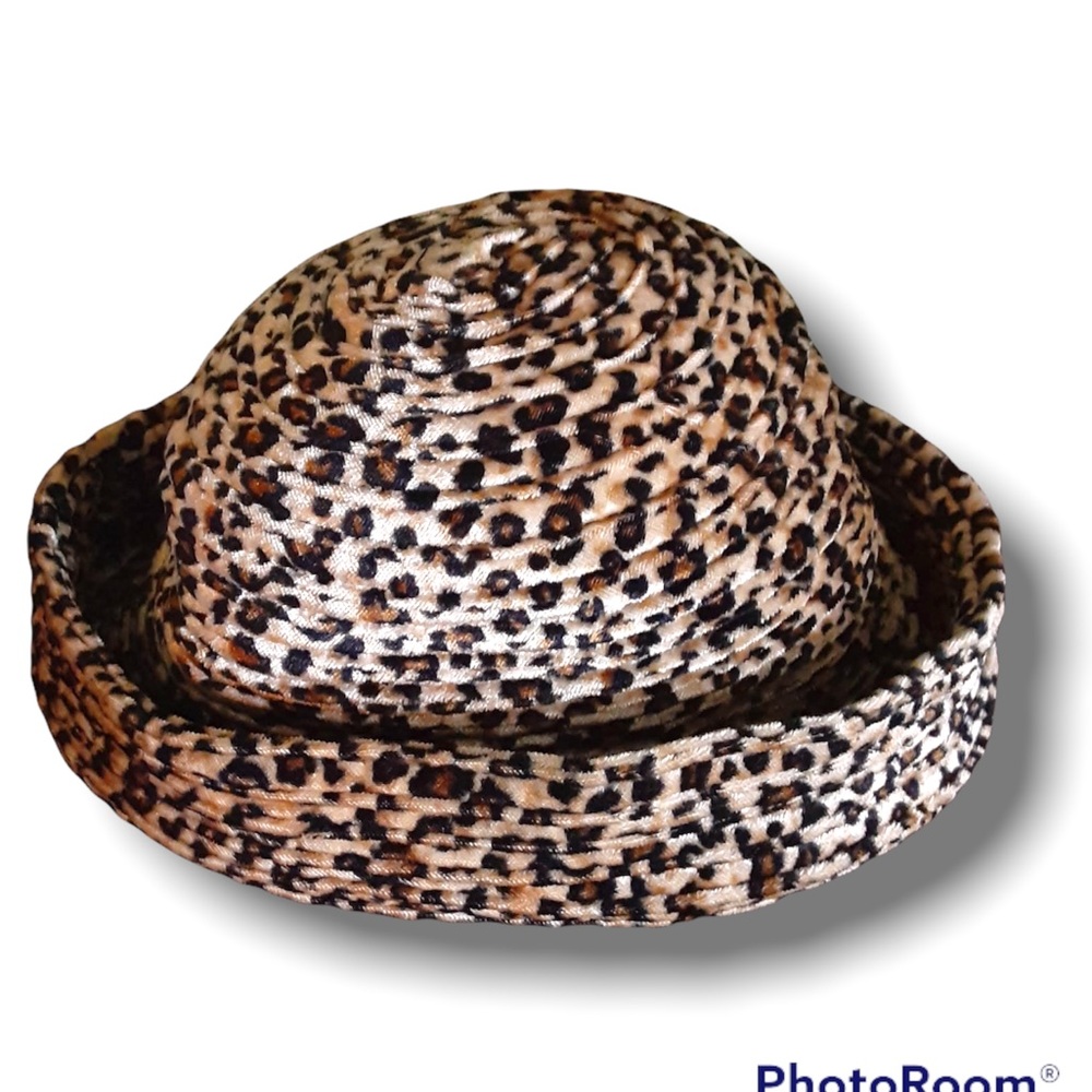 Vintage Leopard Print Hat